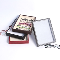 FD-12 Leather Presentation/Dispensing Tray eyeglasses display tray, optical frame,  Presentation, Dispensing Tray