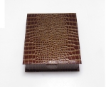 T-4CPLM Crocodile Leather Tray 