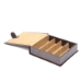 T-4LM 2" Brown PU Leather Tray Sample Sale - T4LM2BRSAMPLESALE