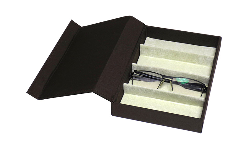 T-4M (1 1/4"H) Brown Eyeglasses Display Trays